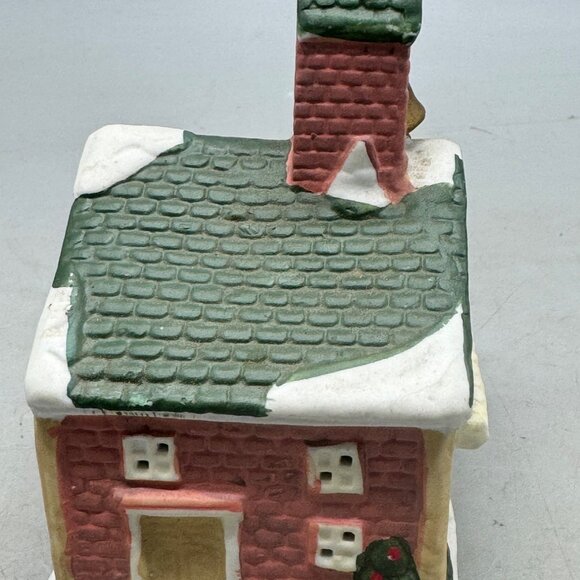 Vintage Christmas Village Noma Ceramic Schoolhouse Holiday Decor READ - Picture 4 of 6